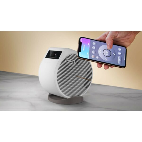 benq gv11 led portable ceiling projector with 135˚ rotating angle