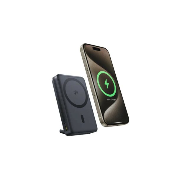 baseus qi2 3 in 1 nomos 10000mah 45w magnetic powerbank (black)