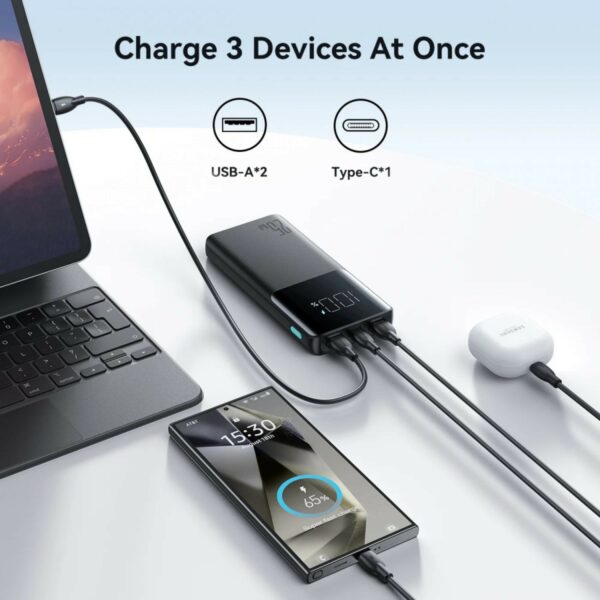 joyroom 25w fast charging power bank 10000mah (jr pbf20)