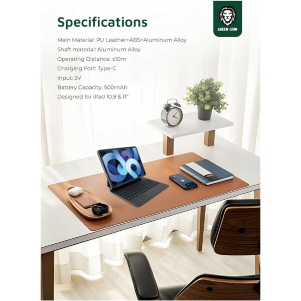 green lion wireless magic keyboard case ipad 10gen 2022 (gnmgkey10gbk)