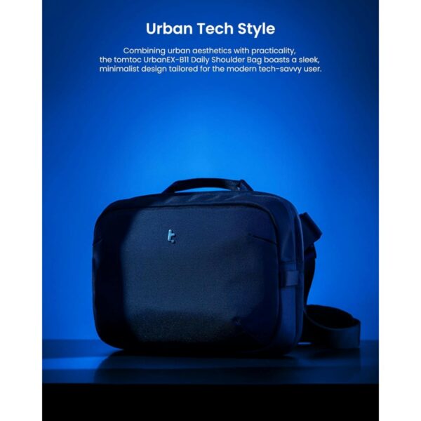 tomtoc urbanex b11 tablet shoulder bag 11" black (b11a1d1)