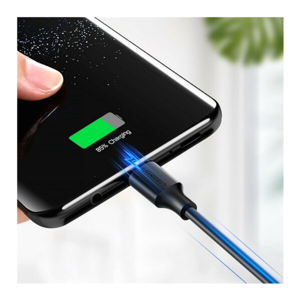ugreen 60114 usb a to usb c fast charging cable 3a max black 0.25m