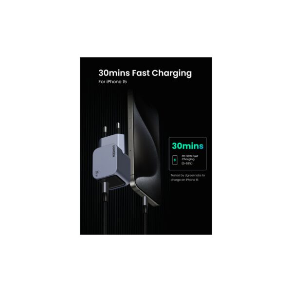 ugreen 35006 nexode pro 30w usb c gan fast charger eu