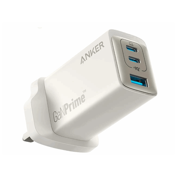anker 735 usb c charger ganprime 65w pps 3 port fast wall charger (a2668211/b1)