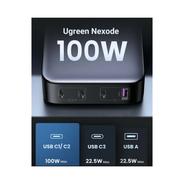 ugreen 90929 nexode 100w desktop charger uk