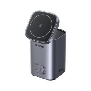 ugreen 15169 100w 2 in 1 gan charging station uk (space gray)