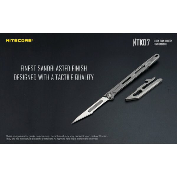 nitecore ntk07 titanium knife