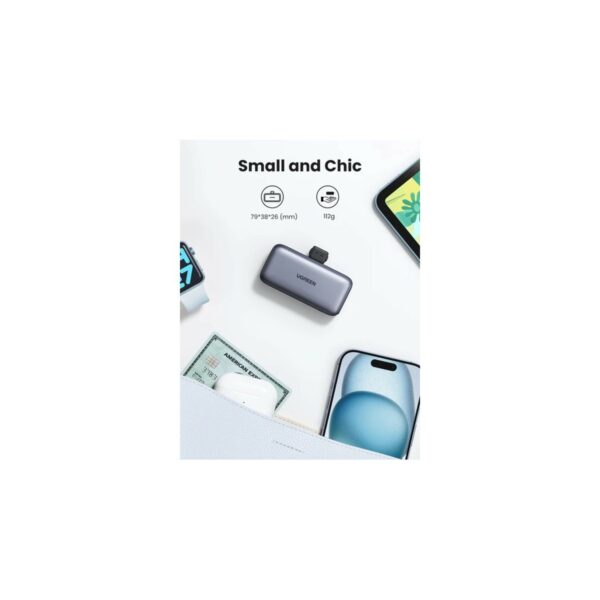 ugreen 35338 5000mah 22.5w built in usb c power bank with led display