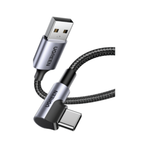 ugreen 50942 right angle usb a to usb c cable 2m (space gray)
