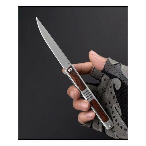 mini knife with wooden skin
