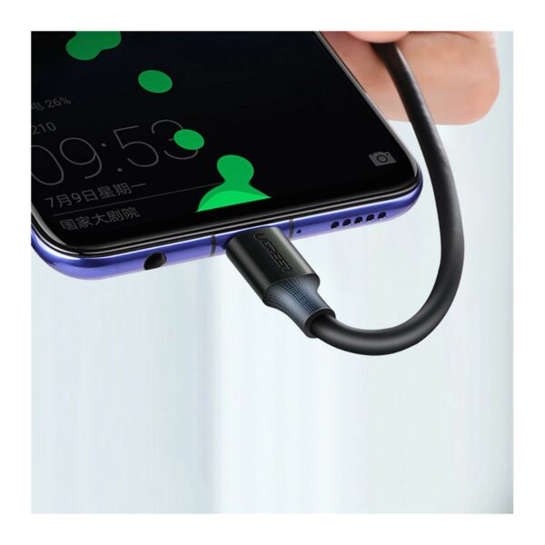 ugreen 60114 usb a to usb c fast charging cable 3a max black 0.25m