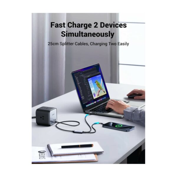 ugreen 35087 2 in 1 universal pd fast charging cable
