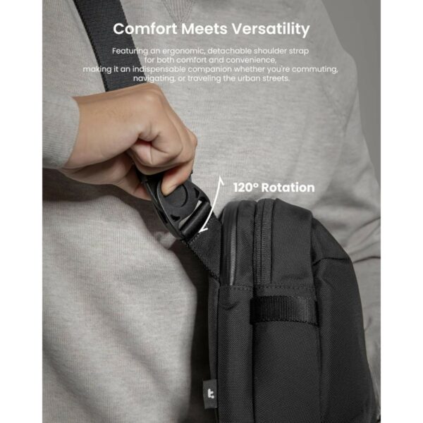 tomtoc urbanex b11 tablet shoulder bag 11" black (b11a1d1)