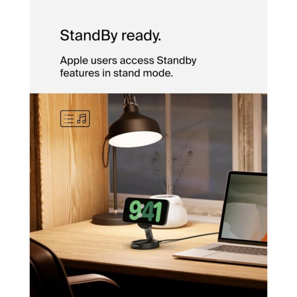 belkin boostcharge pro 15w convertible magnetic wireless charging stand
