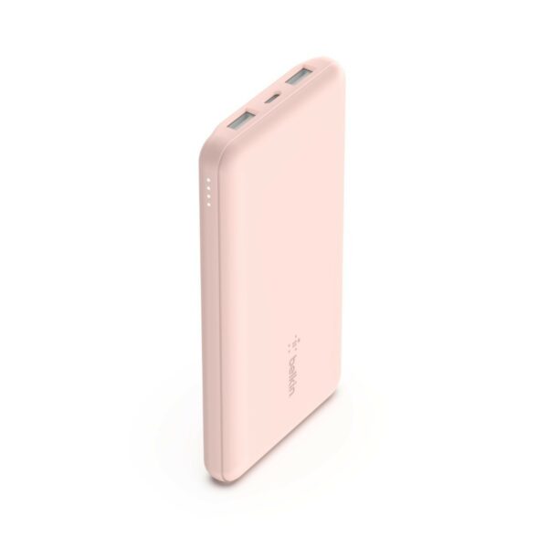 belkin boost↑charge 3 port power bank 10k + usb a to usb c cable(bpb011btbk/bl/rg)