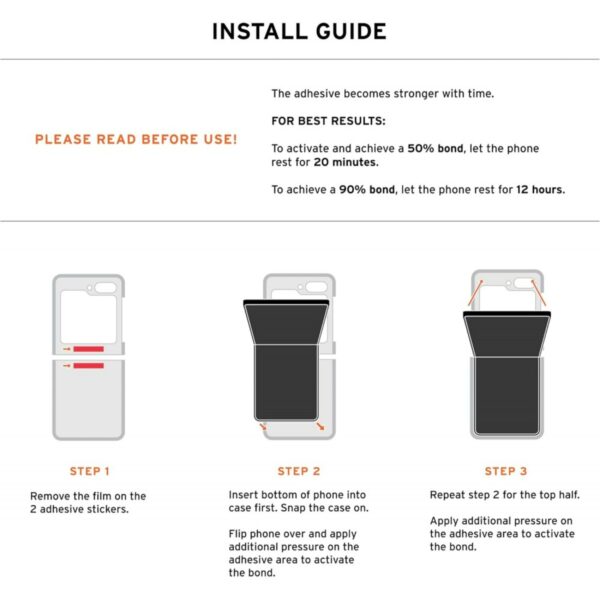 uag flip plyo pro samsung galaxy z flip 6 icesilver (ua 214455114333)