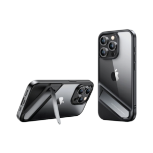 ugreen 25405 kickstand protective case for iphone 15 plus (black)