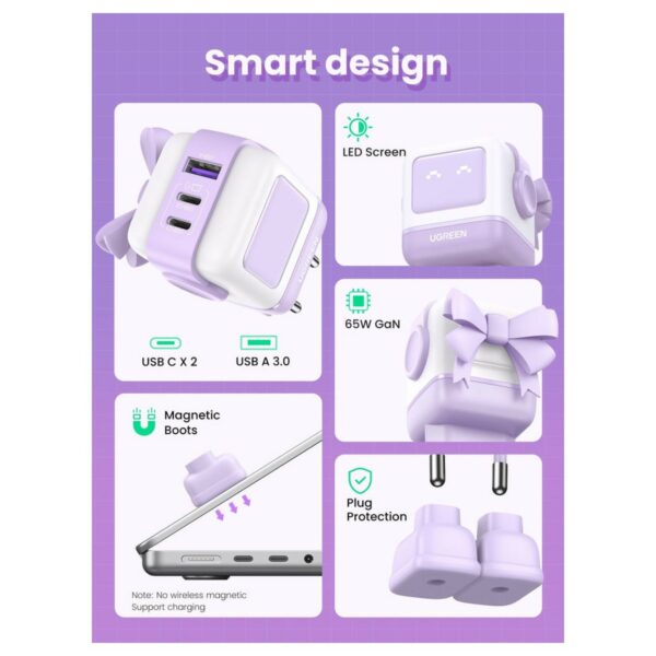 ugreen 15538 nexode 35w 2 port gan fast charger us (copy)
