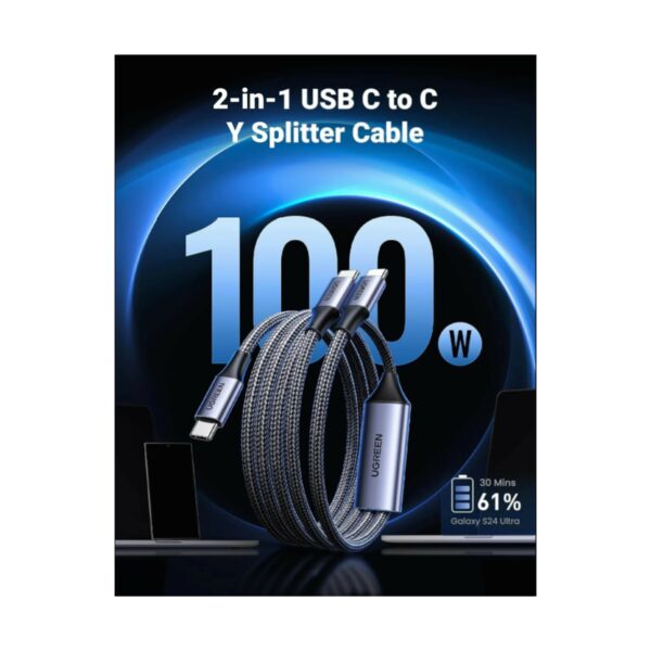 ugreen 35087 2 in 1 universal pd fast charging cable