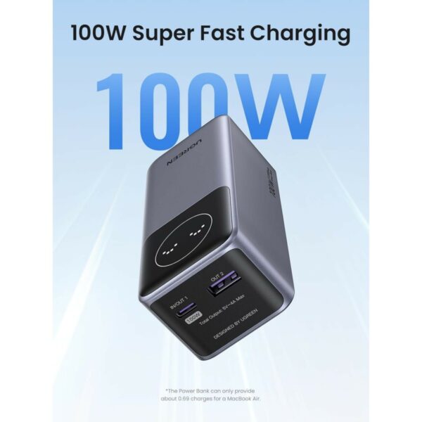 ugreen – 35526b nexode power bank 12000mah 100w
