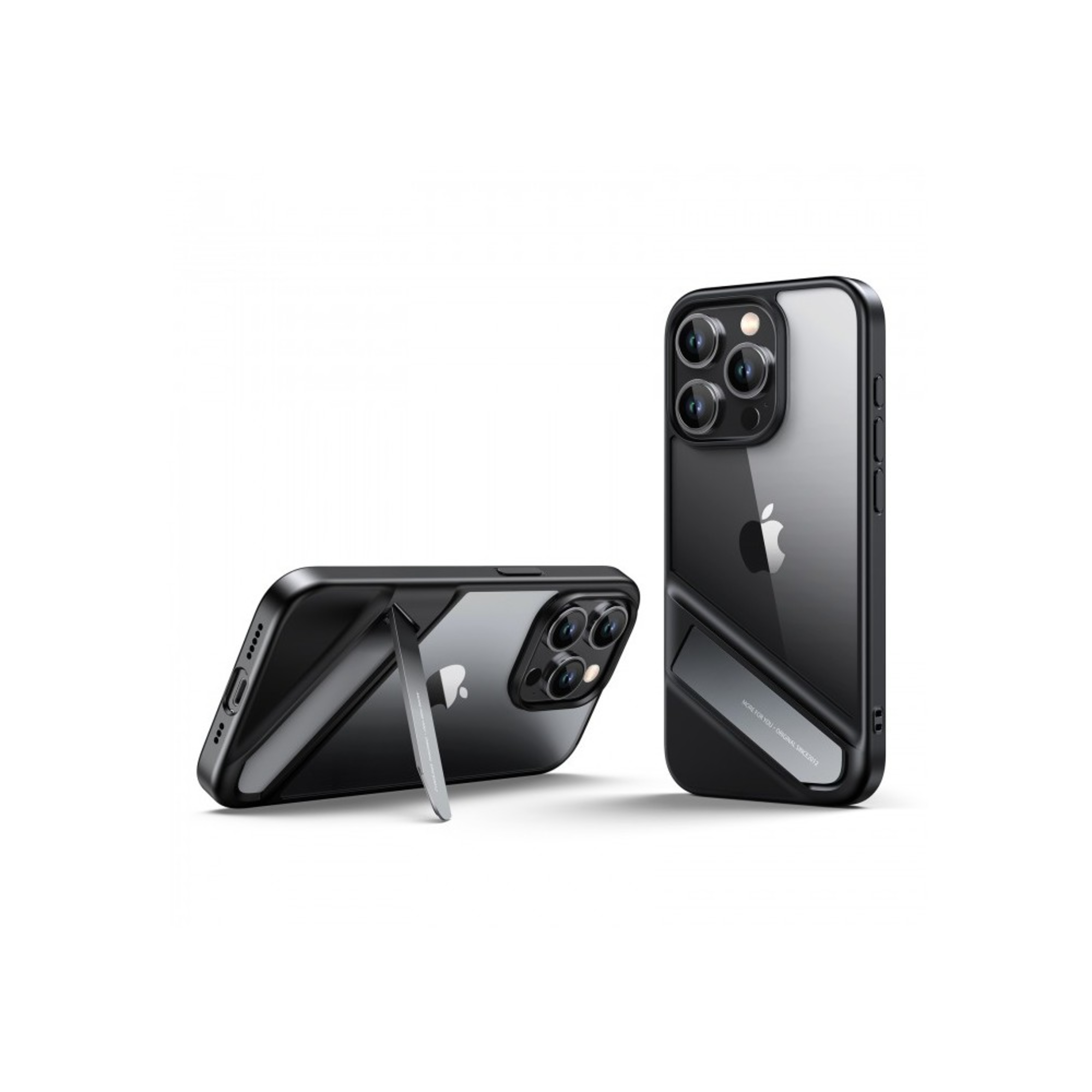 ugreen 25406 kickstand protective case for iphone 15 pro (black)