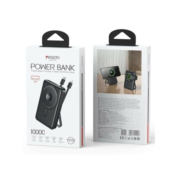 yesido yp72 power bank 10000mah