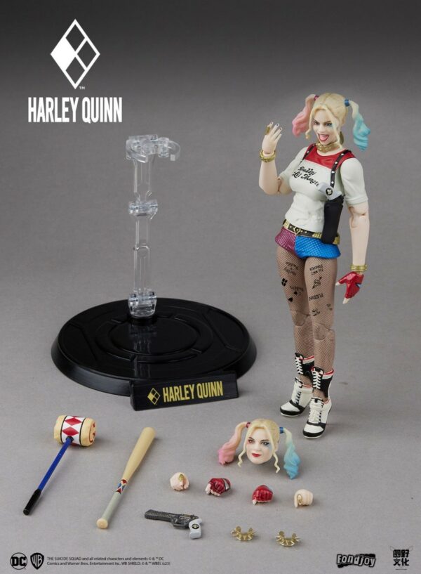 fondjoy harley quinn 1/9 scale action figure