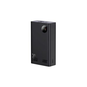 baseus adaman2 digital display fast charge power bank 30w 20000mah black vooc edition