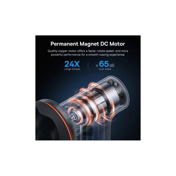 baseus neopower wireless mini car waxer lite, black (bs cg011)