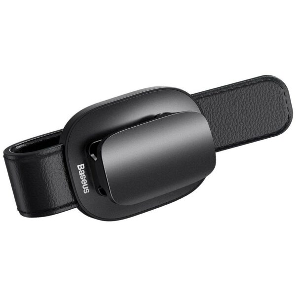 baseus platinum vehicle eyewear clip (clamping type) black (acyjn)