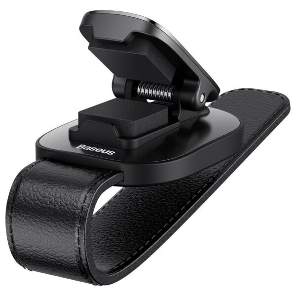 baseus platinum vehicle eyewear clip (clamping type) black (acyjn)