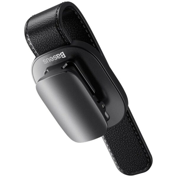 baseus platinum vehicle eyewear clip (clamping type) black (acyjn)