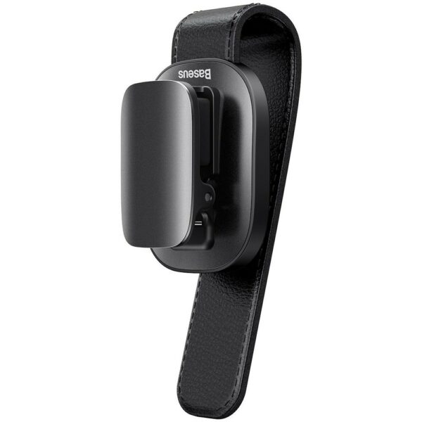 baseus platinum vehicle eyewear clip (clamping type) black (acyjn)