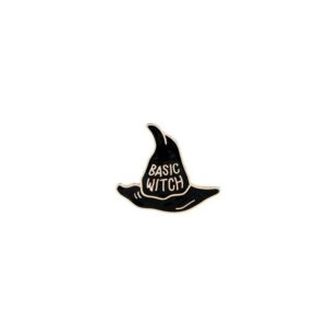 basic witch enamel pin
