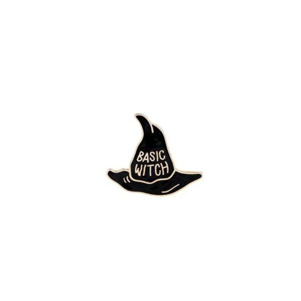 basic witch enamel pin
