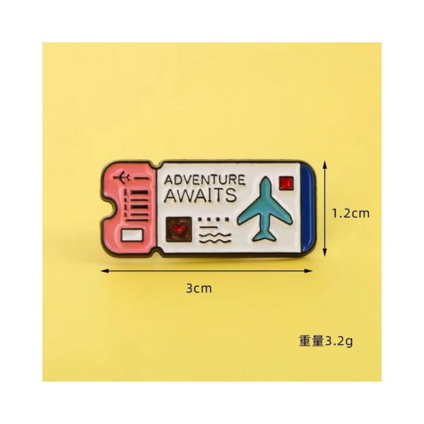 boarding pass enamel pins (20490500995)