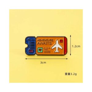 boarding pass enamel pins (20490500995)