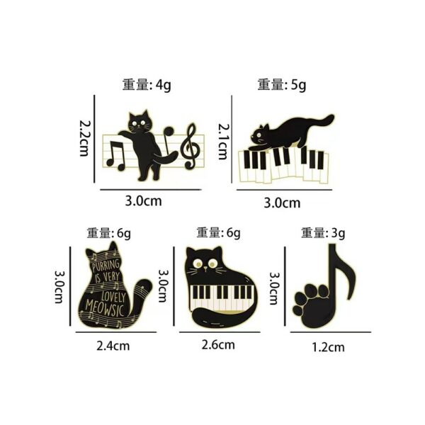 cute cat enamel pins