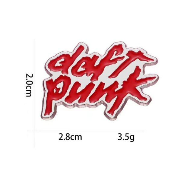daft punk enamel pin