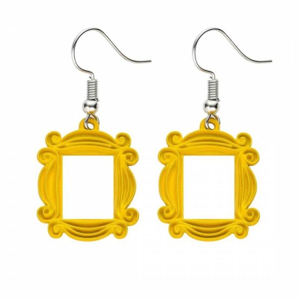 friends tv show frame earrings