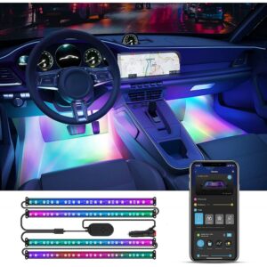 govee rgbic interior car lights without remote control (h7090)
