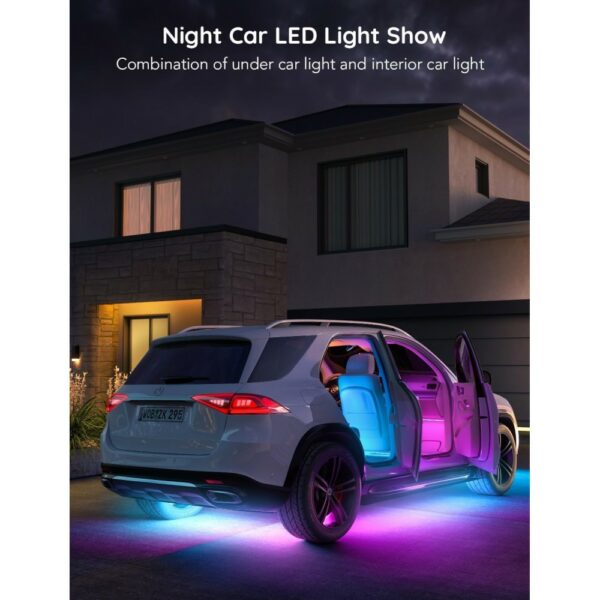 govee rgbic interior car lights without remote control (h7090)