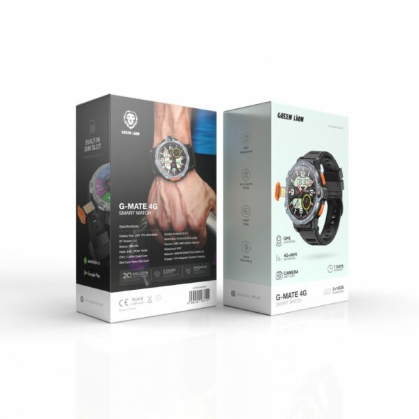 green lion g mate 4g smart watch (gnswgm4gbk)