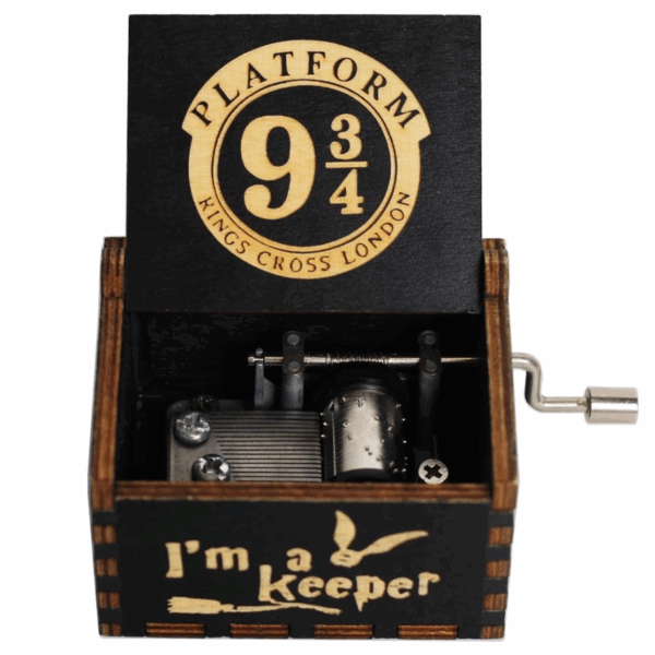 engraved music box harry potter platform 9 3/4