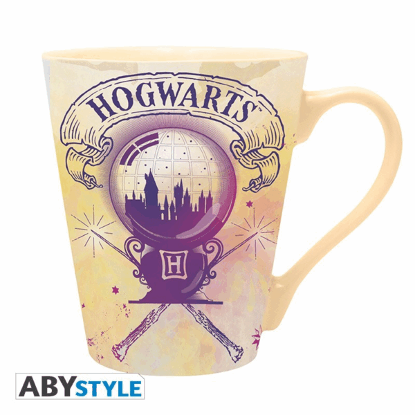 harry potter pck mug 250ml + keyring pvc + notebook "hogwarts" (abypck263)