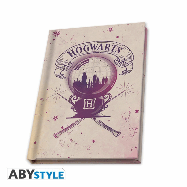 harry potter pck mug 250ml + keyring pvc + notebook "hogwarts" (abypck263)