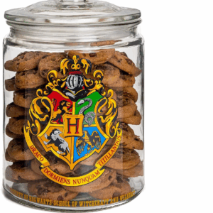paladone harry potter hogwarts glass cookie jar