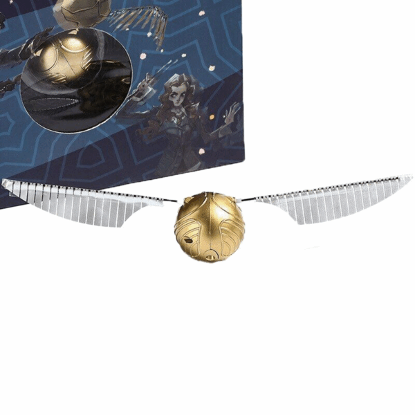 harry potter flying golden snitch flapping wings ball controlled by rope