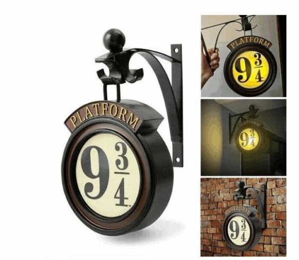 platform 9 3/4 wall hanging lamp harry potter (123456789053)
