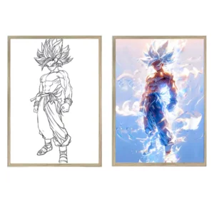 ambient light photo frame ultra instict goku
